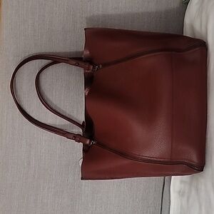 Botkier Leather Tote  Burgundy New without tags